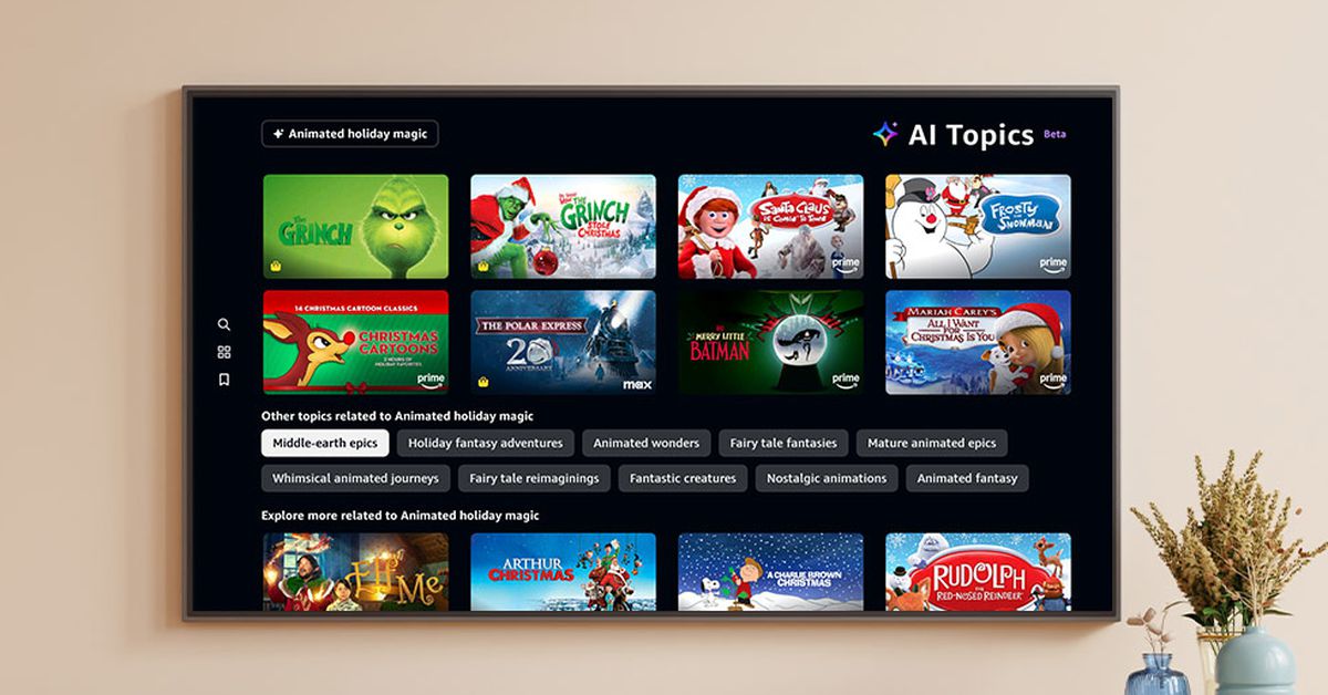 Amazon’s Prime Video Shifts to AI-Powered Content Recommendations Over Traditional Algorithms