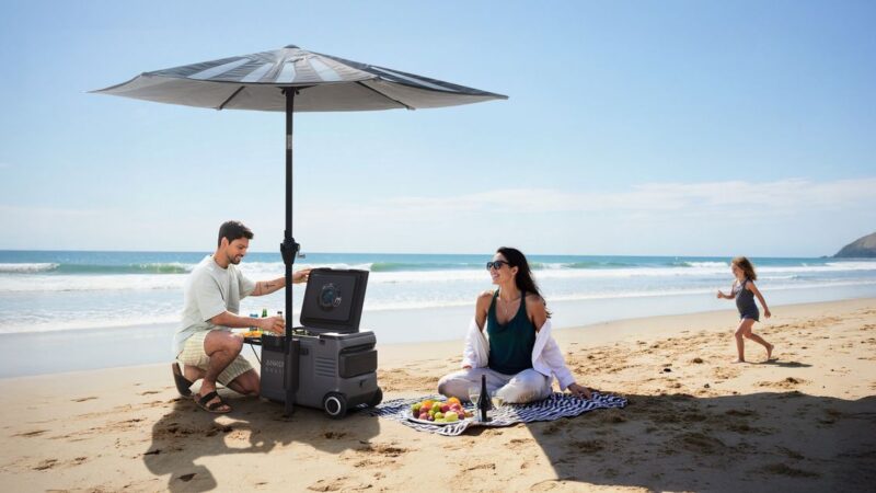 Anker’s Solar Umbrella Harnesses Next-Gen Perovskite Cells for Longer Battery Life